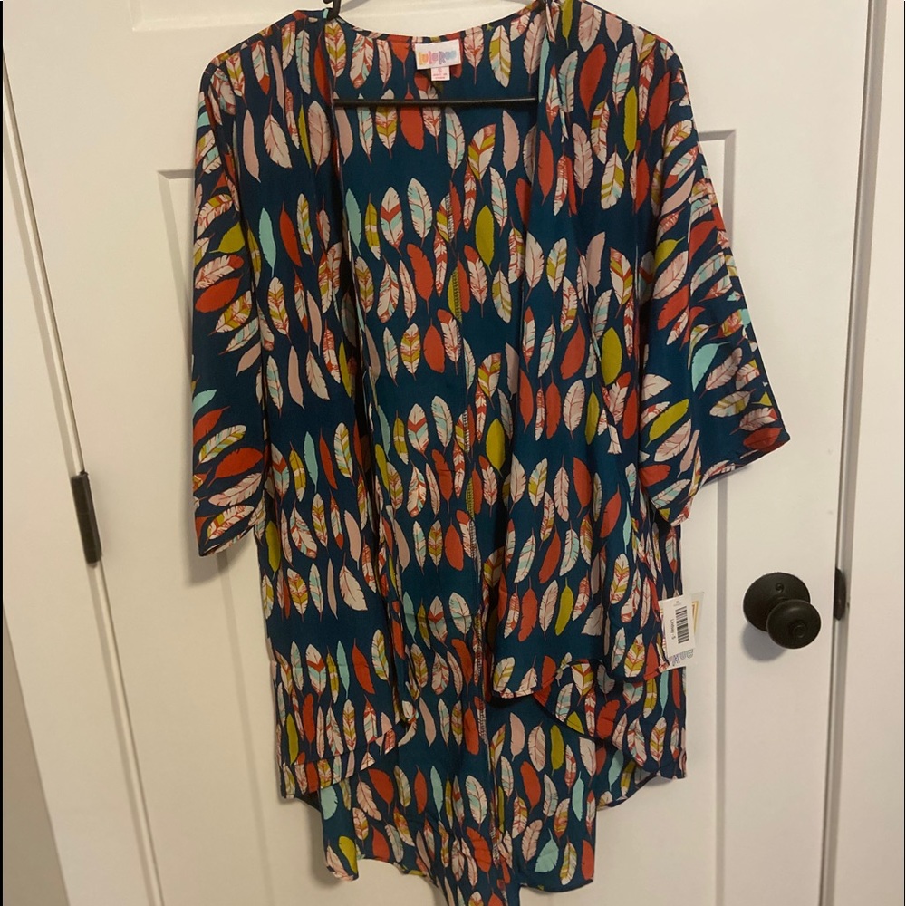 LulaRoe “Lindsay” Swim Coverup Kimono